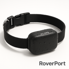 RoverPort™ 4G Pet GPS Collar – Real-Time Tracking & Safety Anywhere